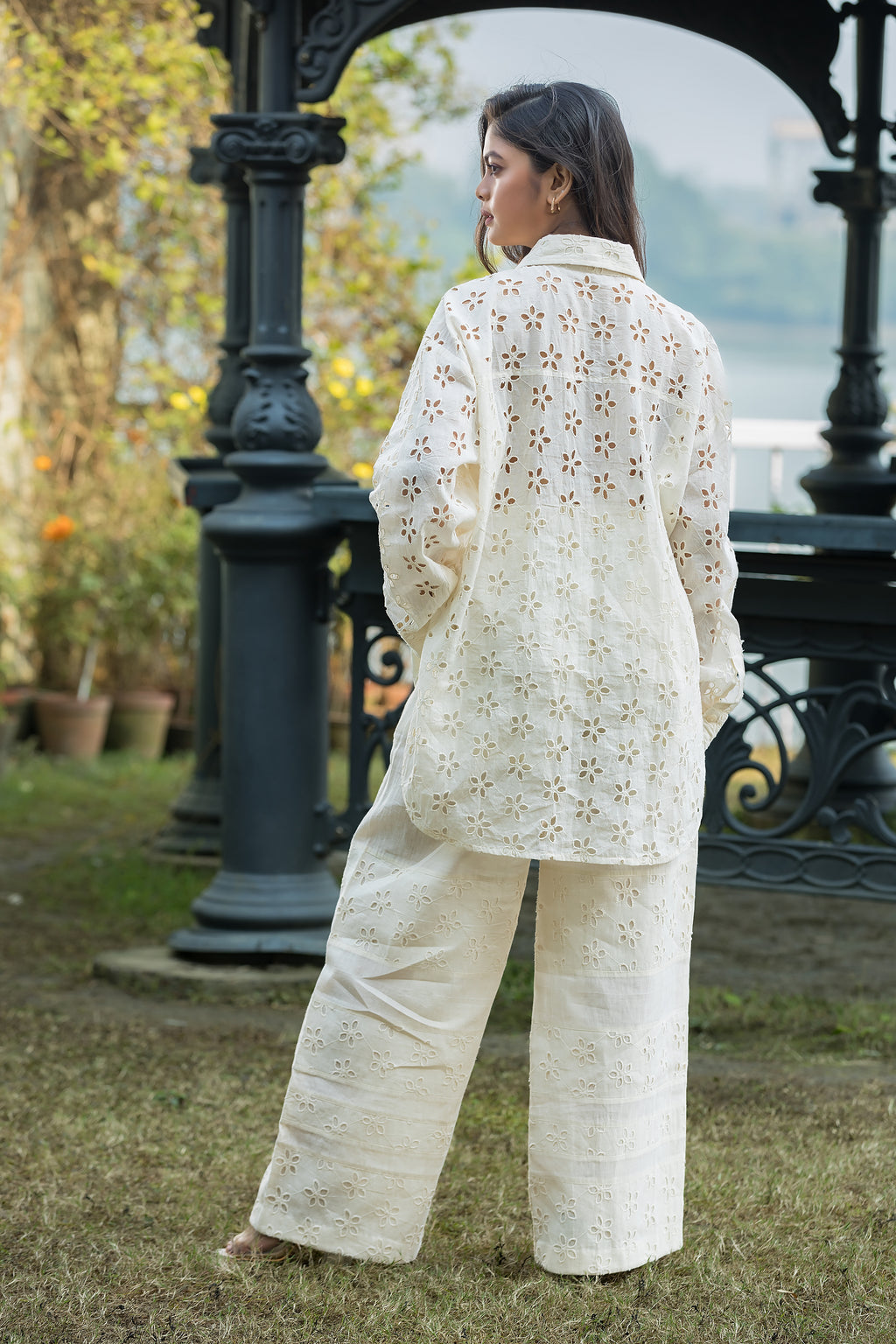 Hakoba Shirt with Pants Co-Ord Set