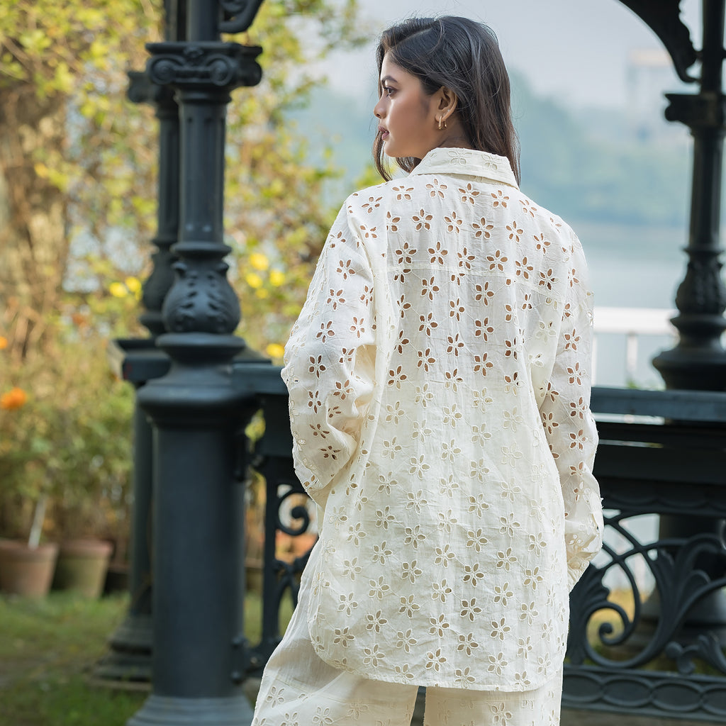 Hakoba Shirt with Pants Co-Ord Set