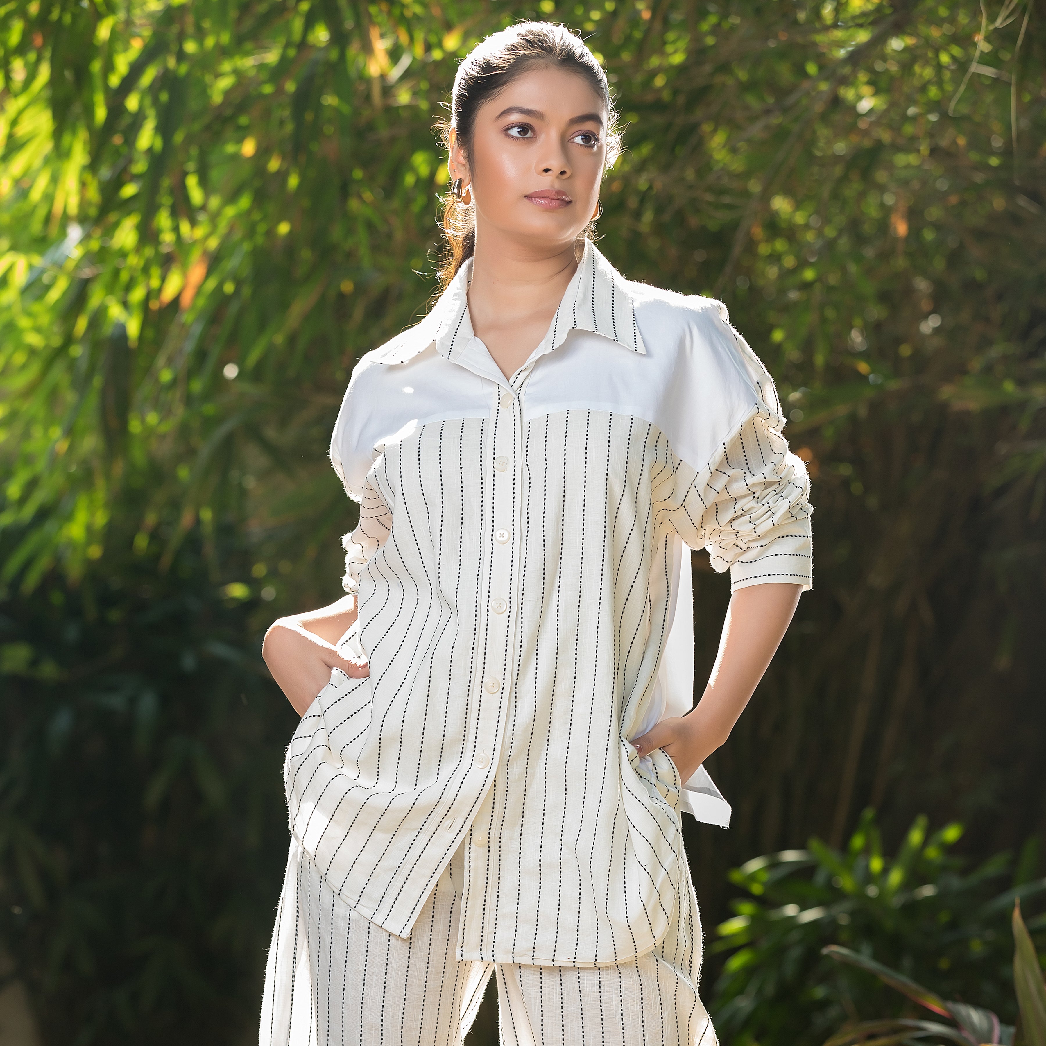Black & White Thread Shirt