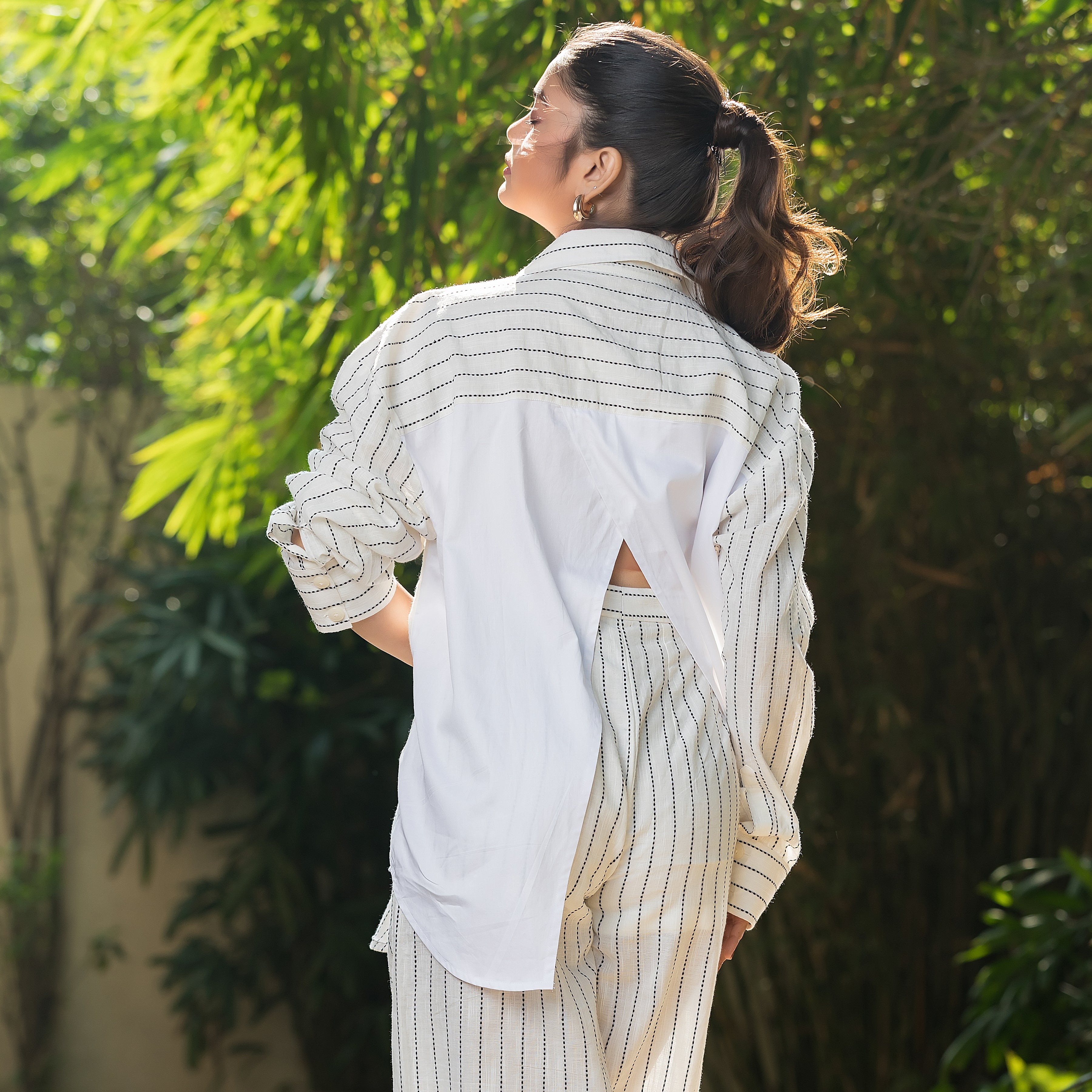Black & White Thread Shirt