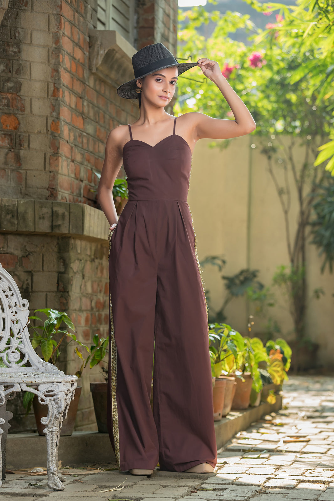 Brown Jumpsuit