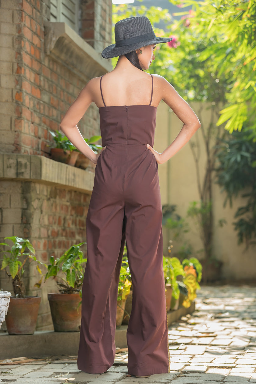 Brown Jumpsuit