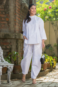 Quilted Style Shirt & Pant Co-Ord Set