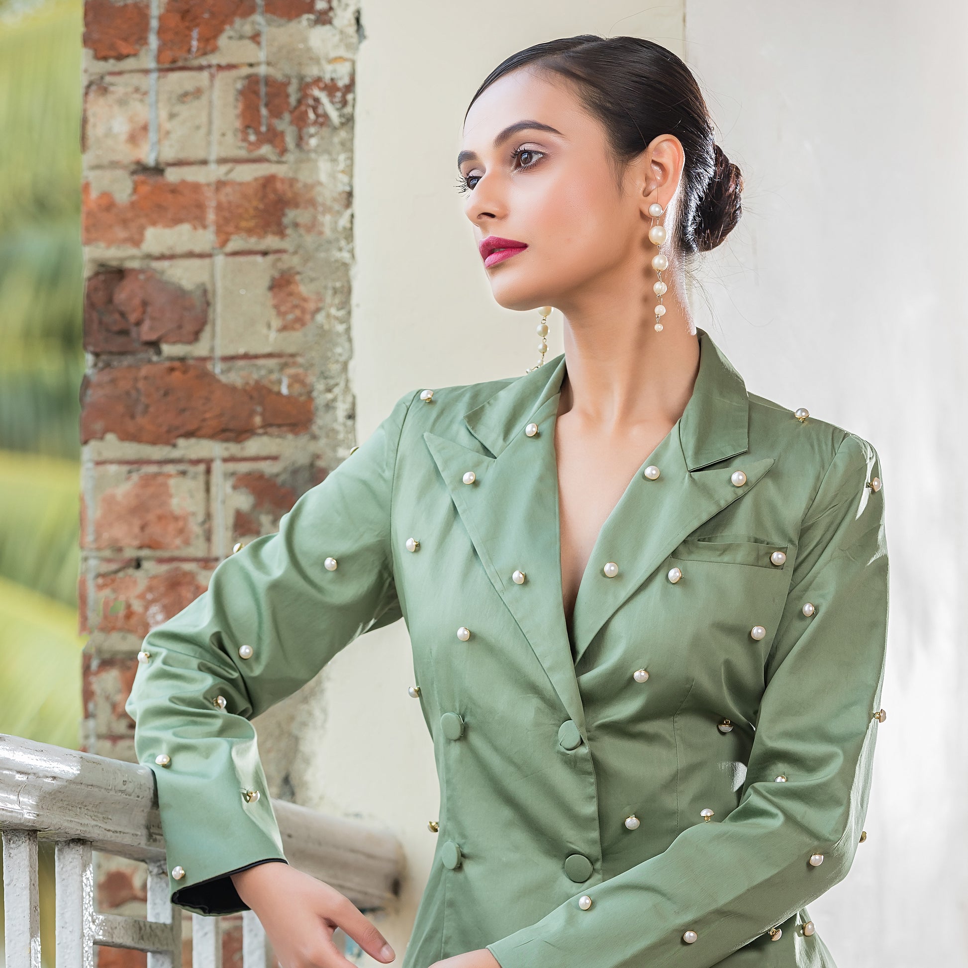 Olive Pearl Dress