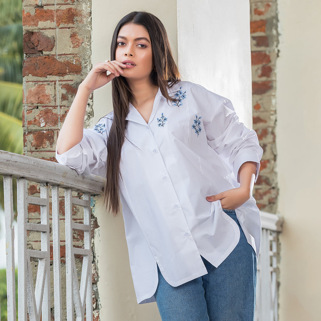 White Oversized Shirt