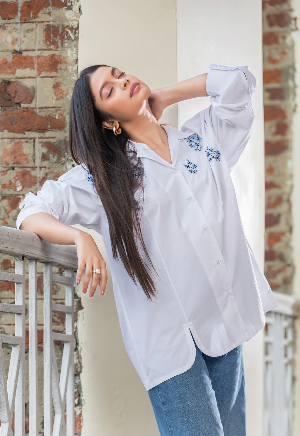 White Oversized Shirt