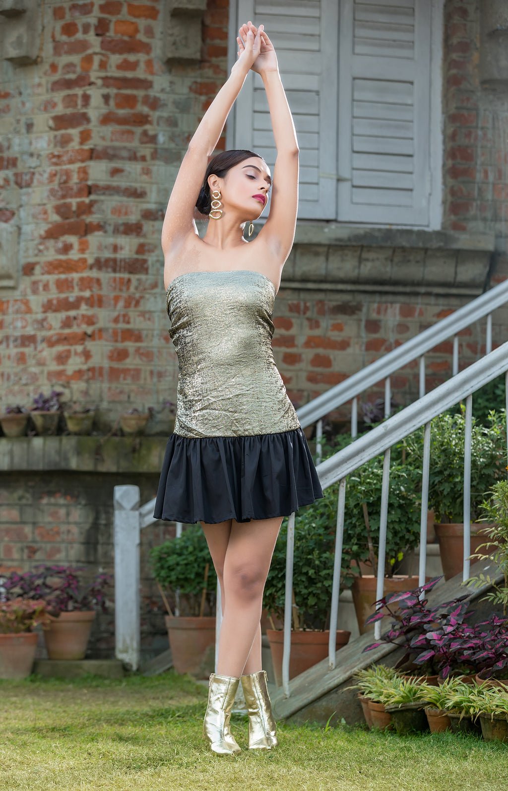 Golden Tube Dress
