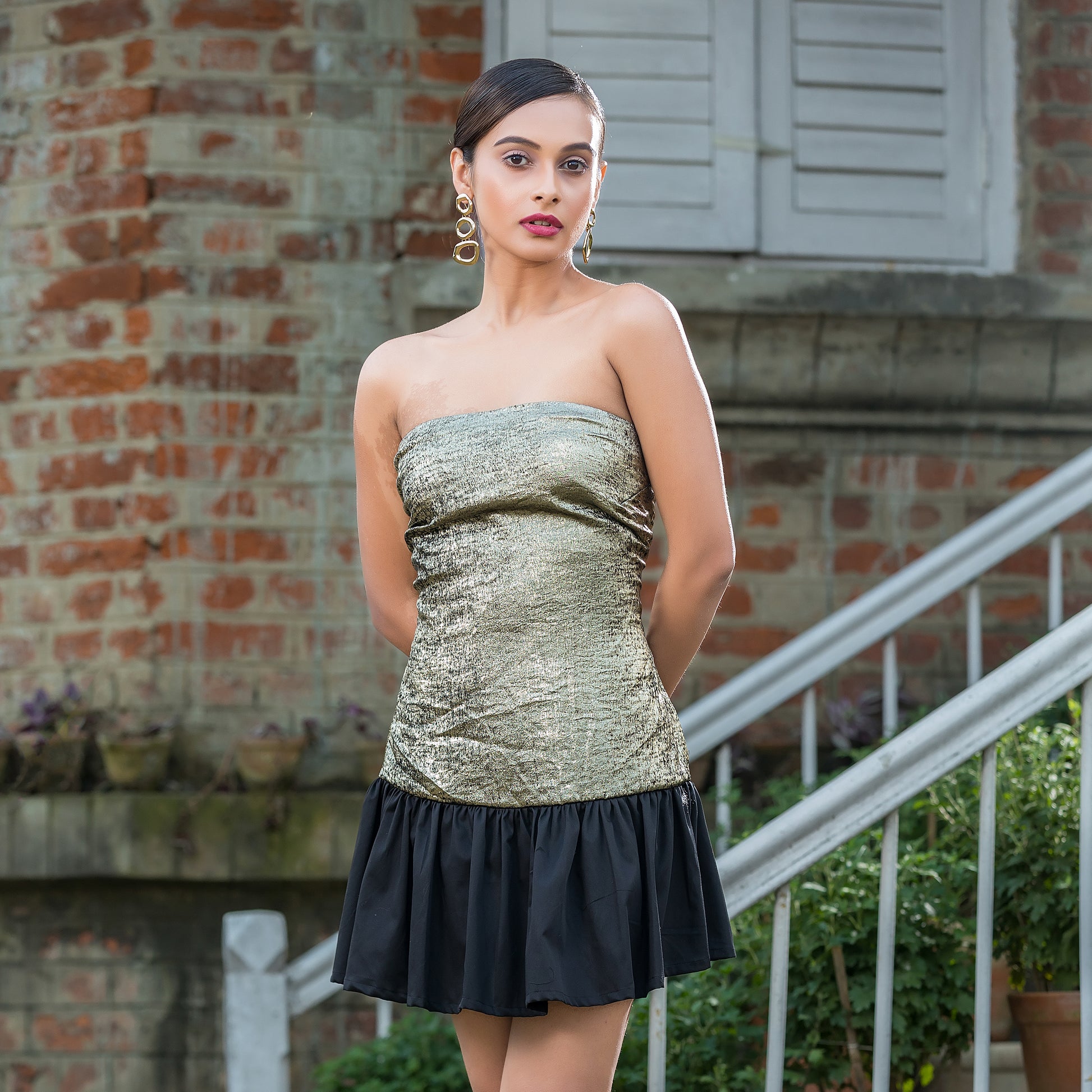Golden Tube Dress
