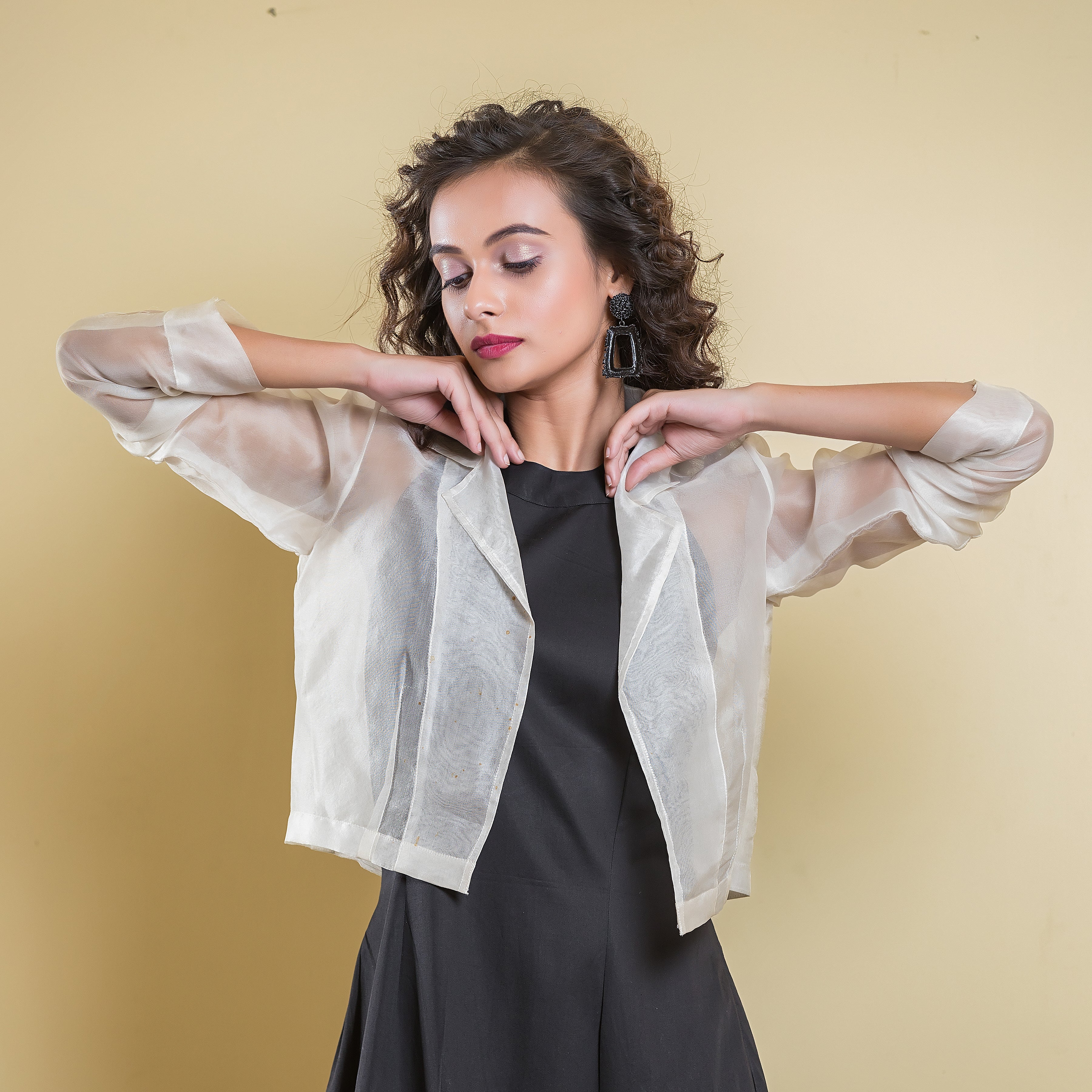 White Organza Jacket