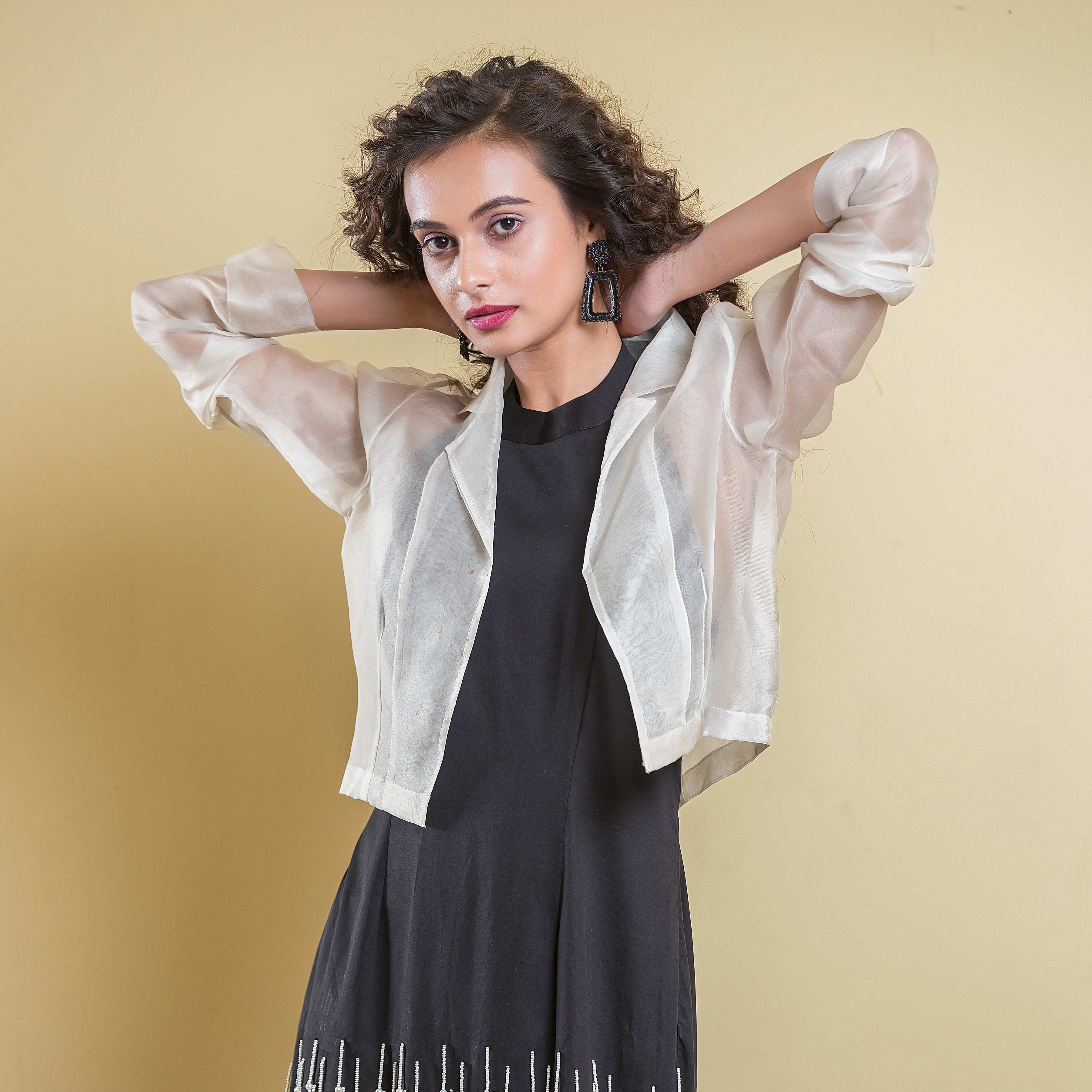 White Organza Jacket