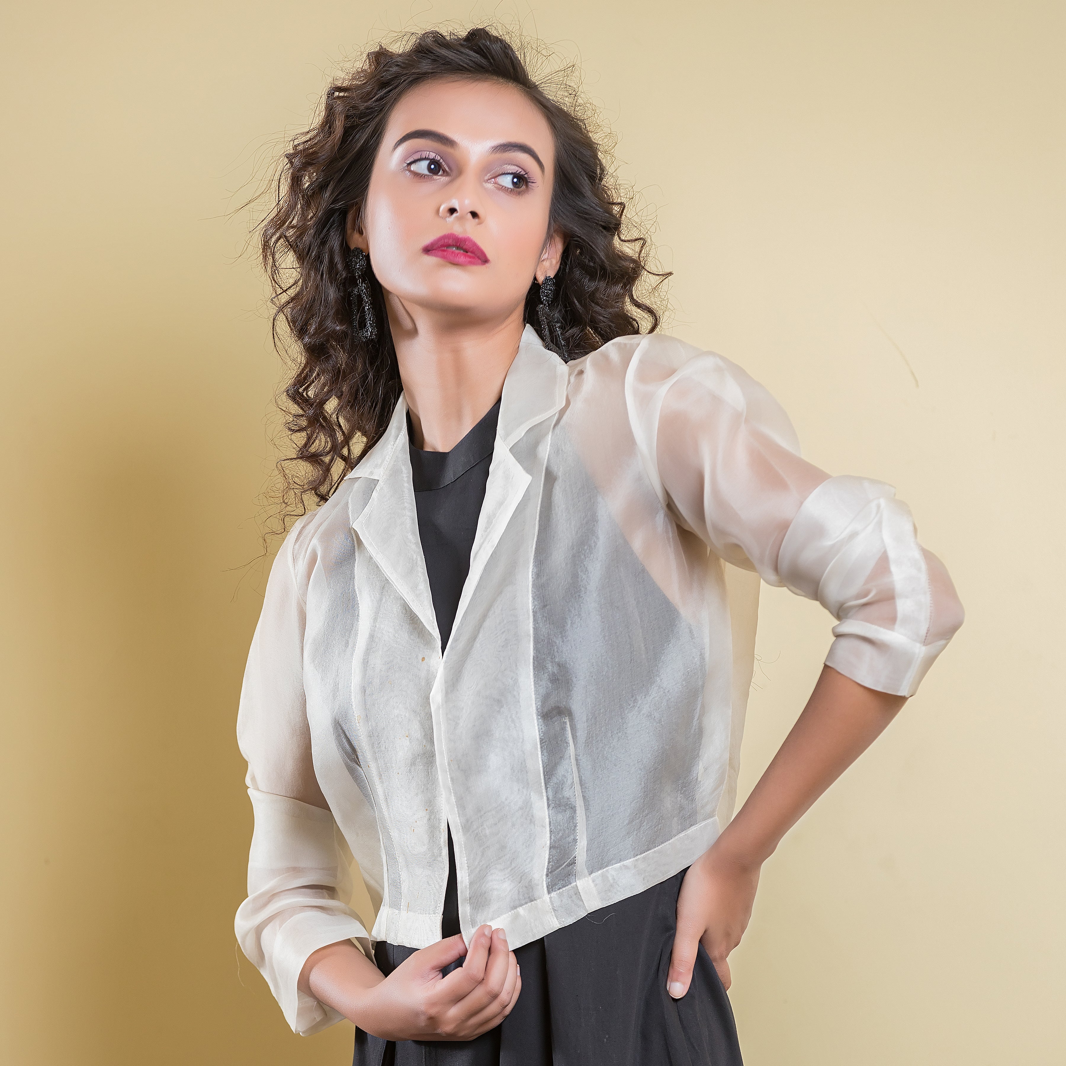 White Organza Jacket