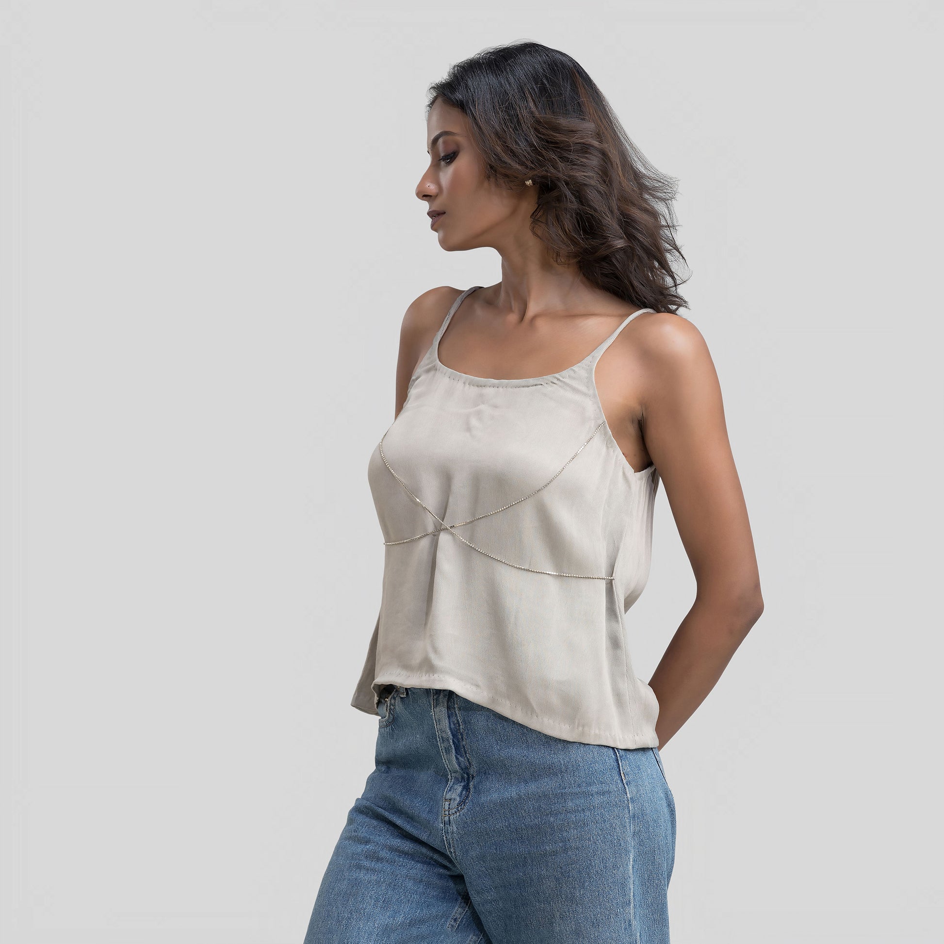 Rhinestone Cami Top