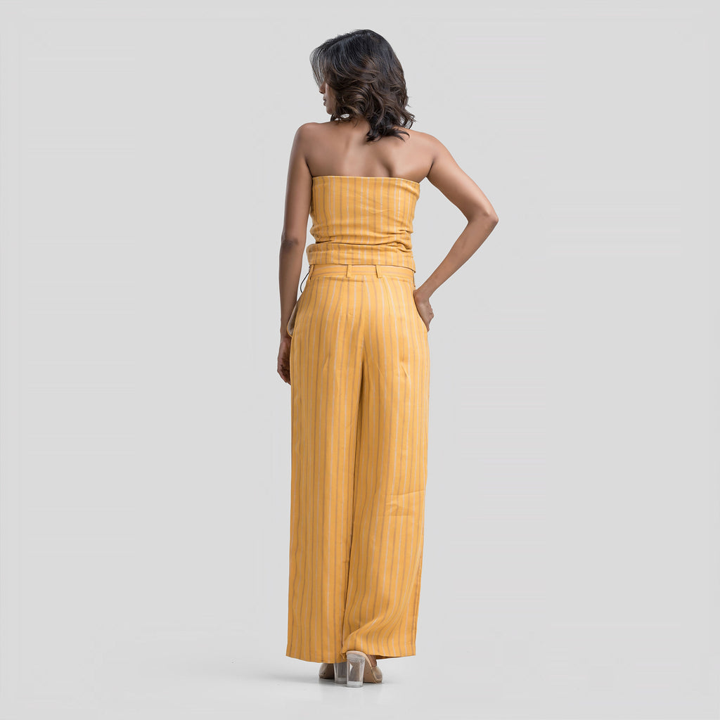 Mustard Linen Pants