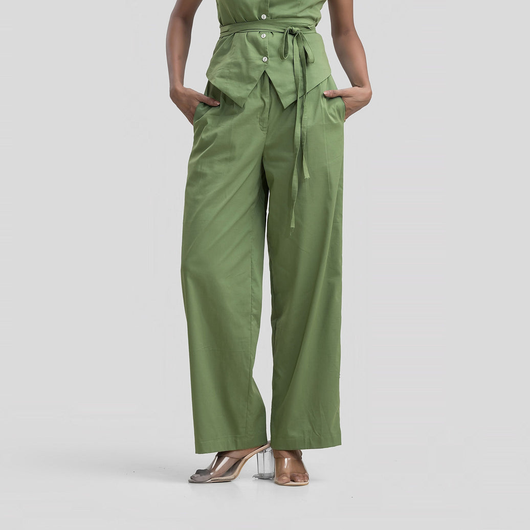 Green Highwaist Pants