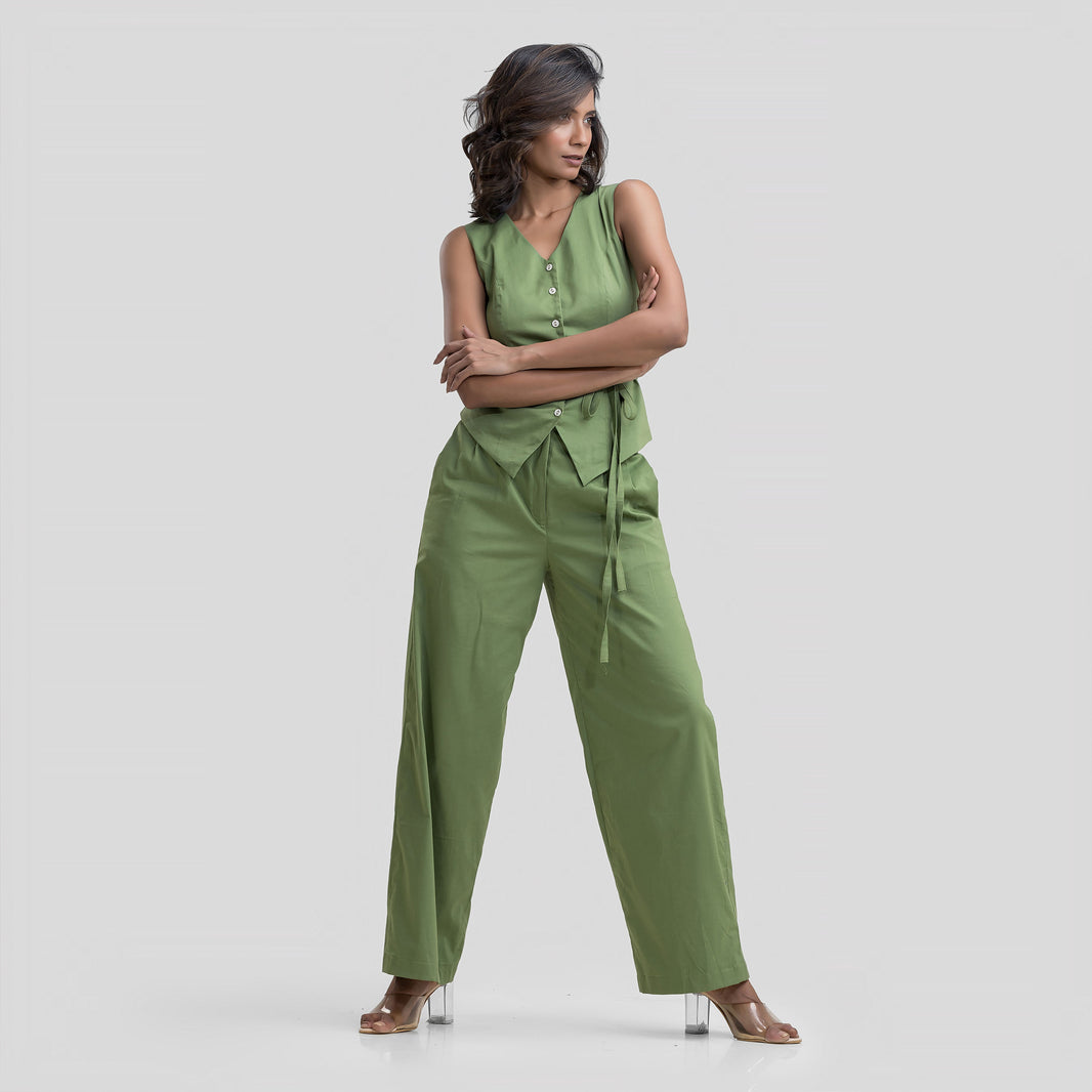 Green Highwaist Pants