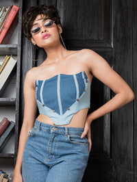 Denim on Denim Corset