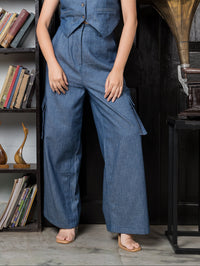 Denim Cargo Pants