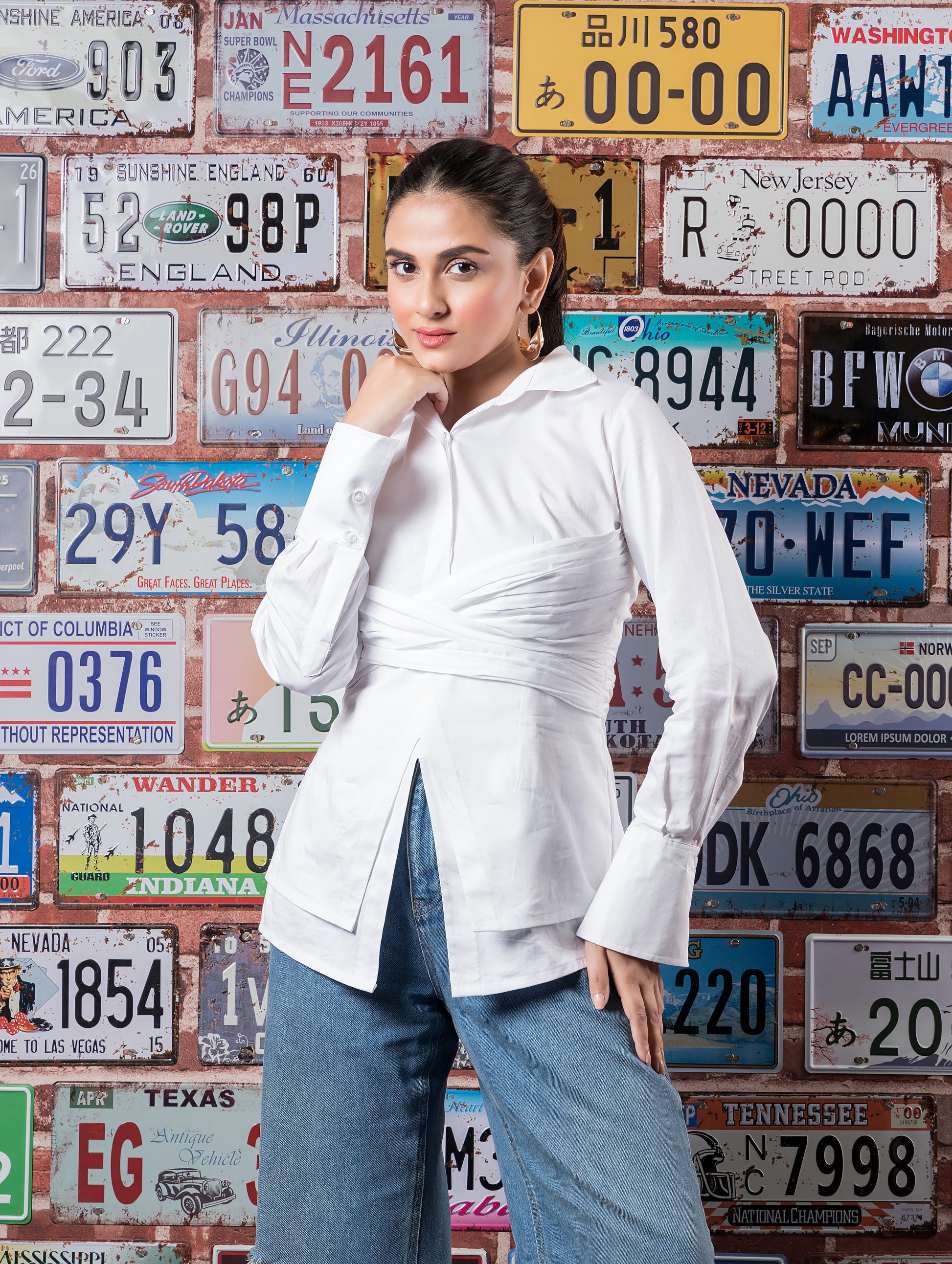 White Fitted Shirt