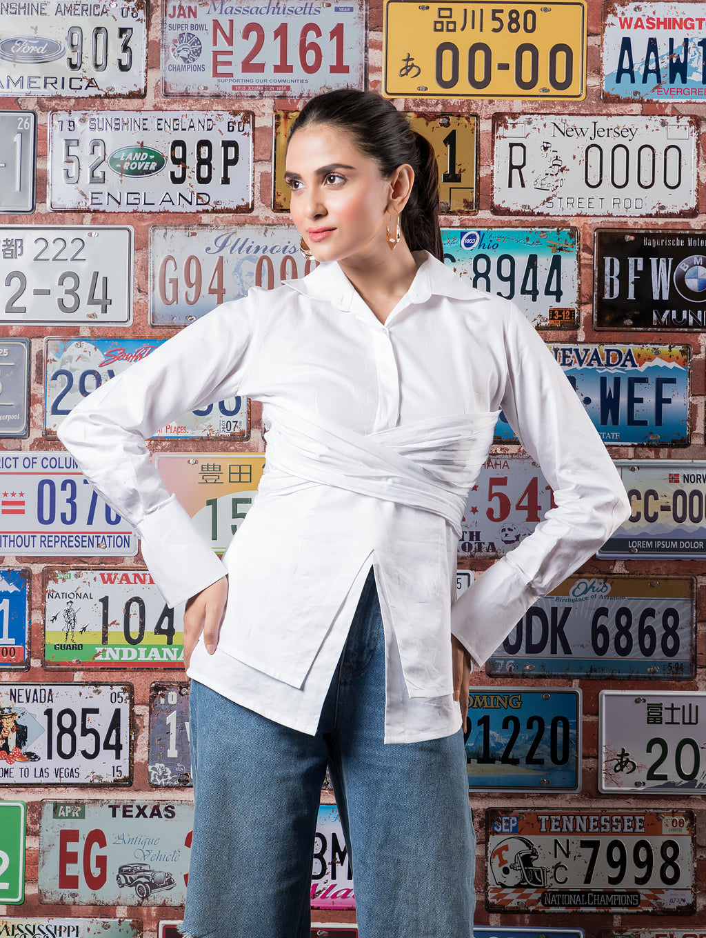 White Fitted Shirt