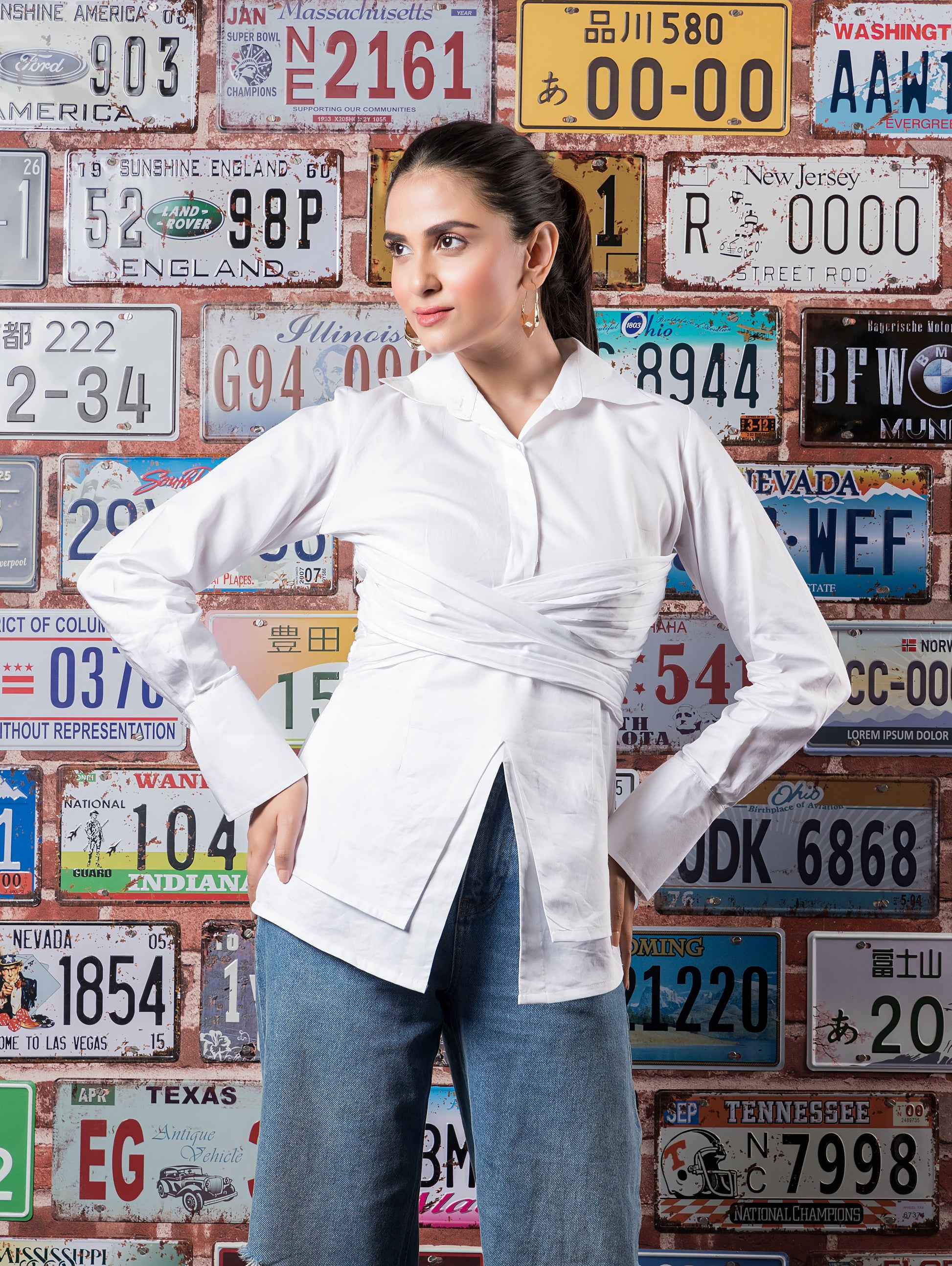 White Fitted Shirt
