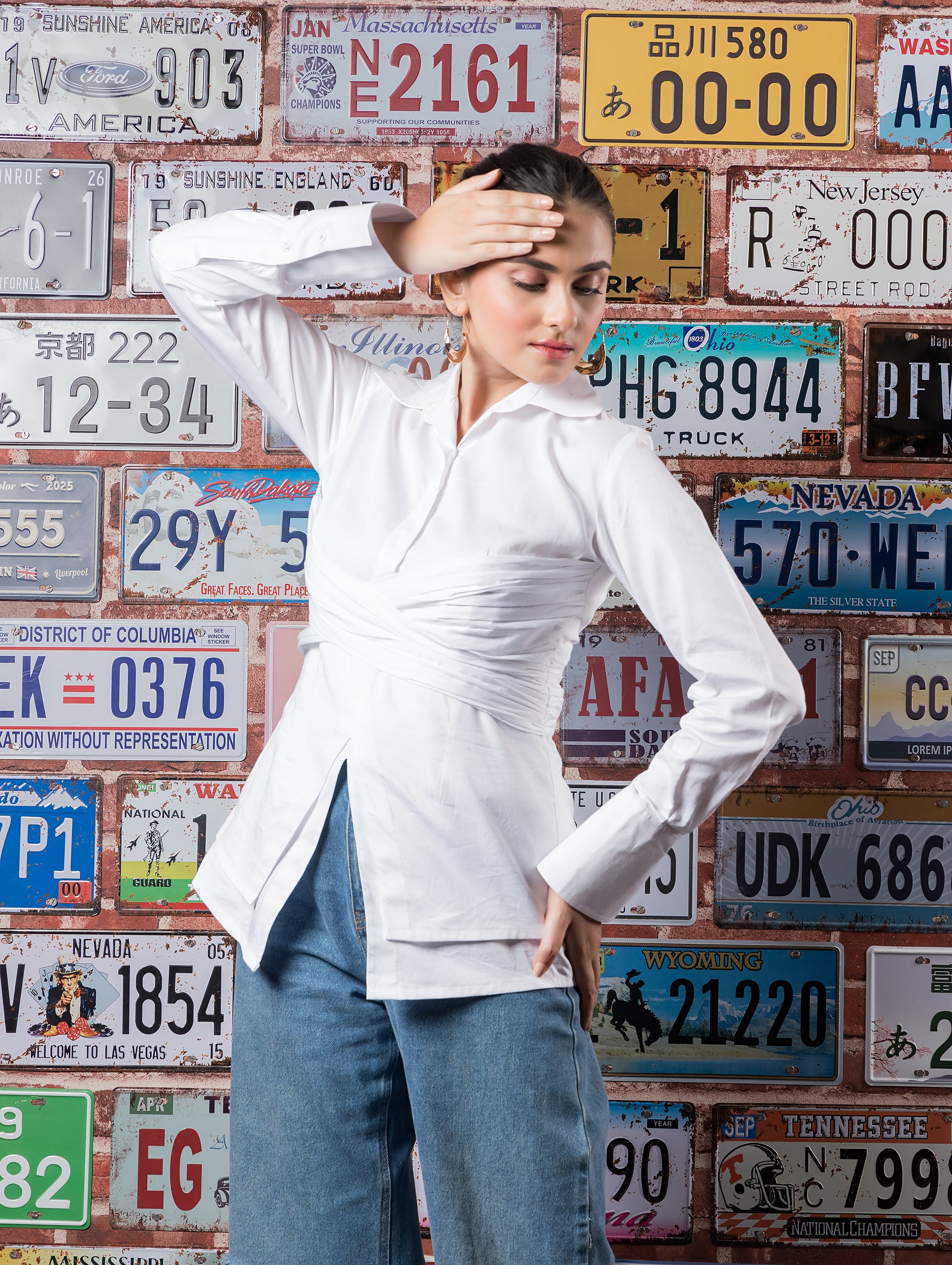 White Fitted Shirt