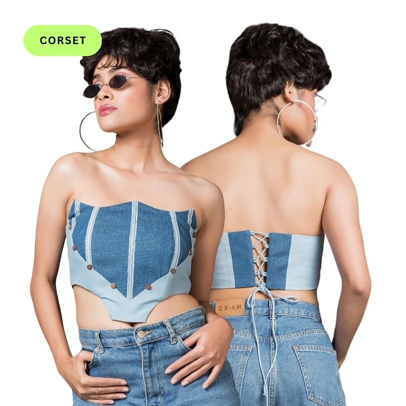 Denim on Denim Corset