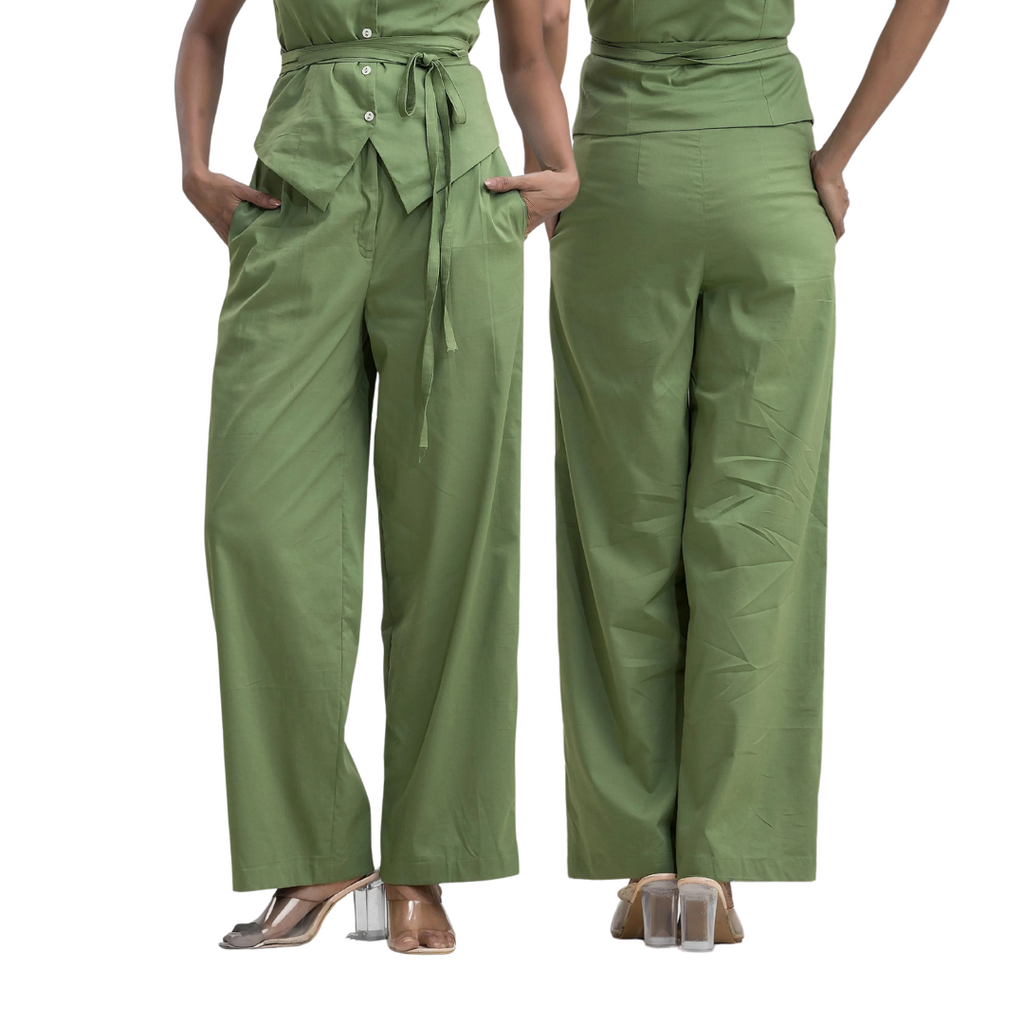 Green Highwaist Pants
