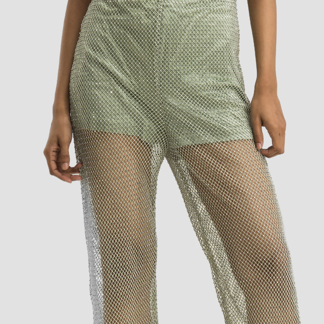 Olive Sparkle Pants