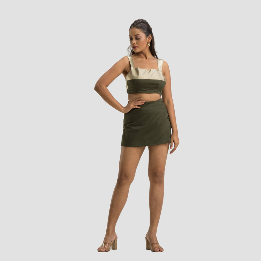 Olive Skort