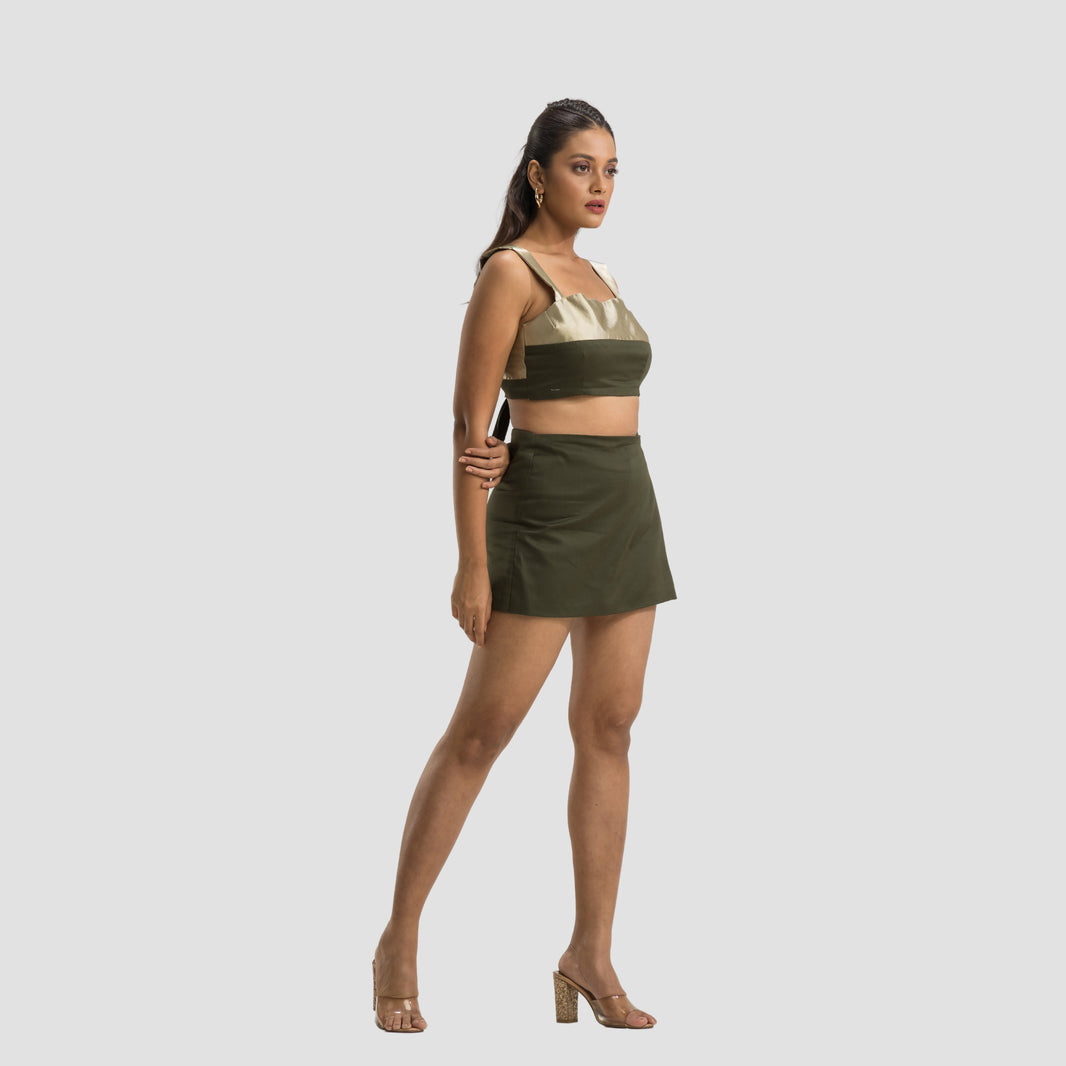 Olive Skort