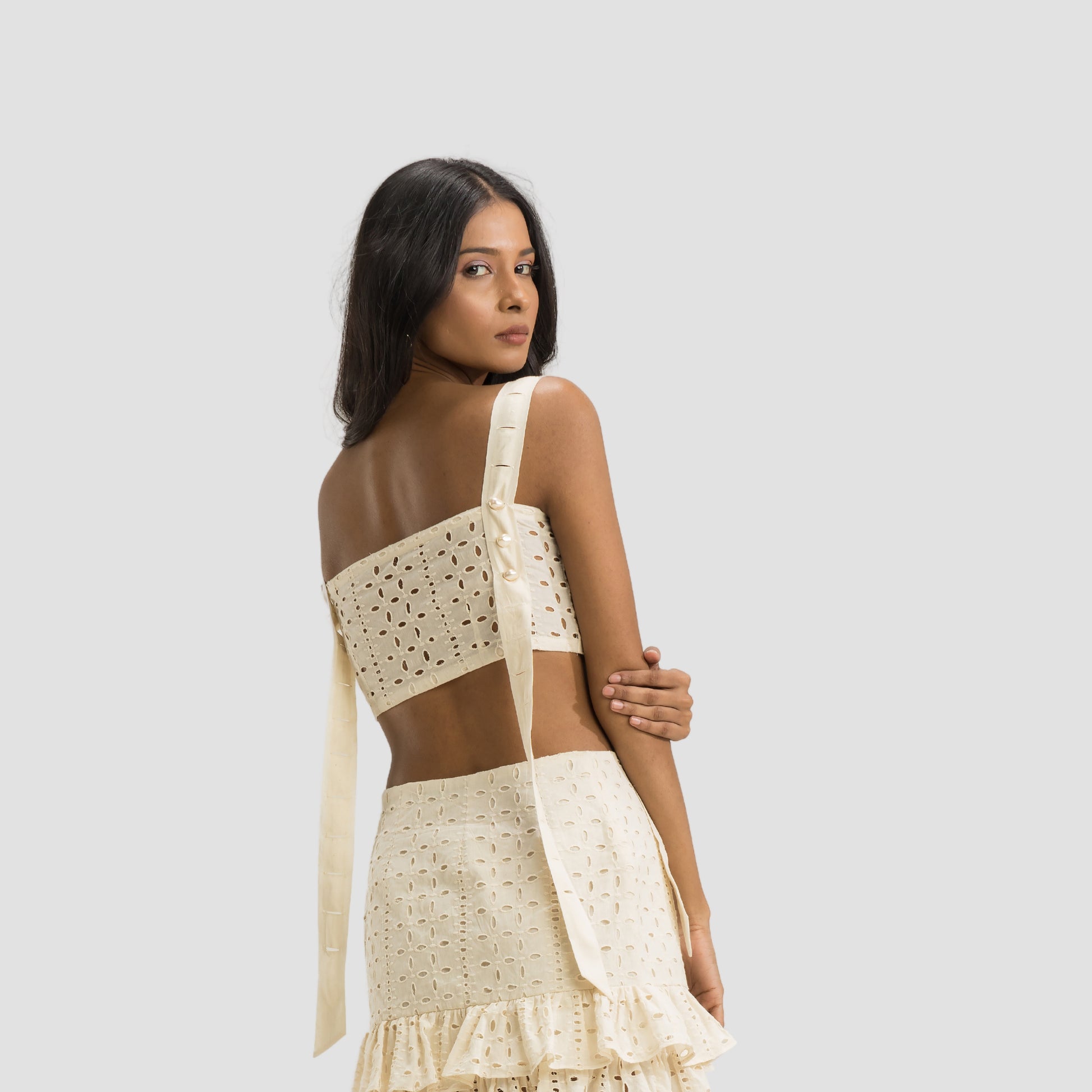 Hakoba Belt Top