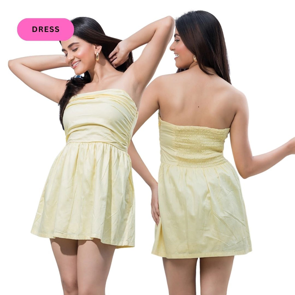 Butter Yellow Dress