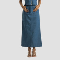 Denim Midi Skirt