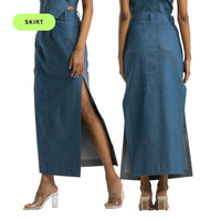 Denim Midi Skirt
