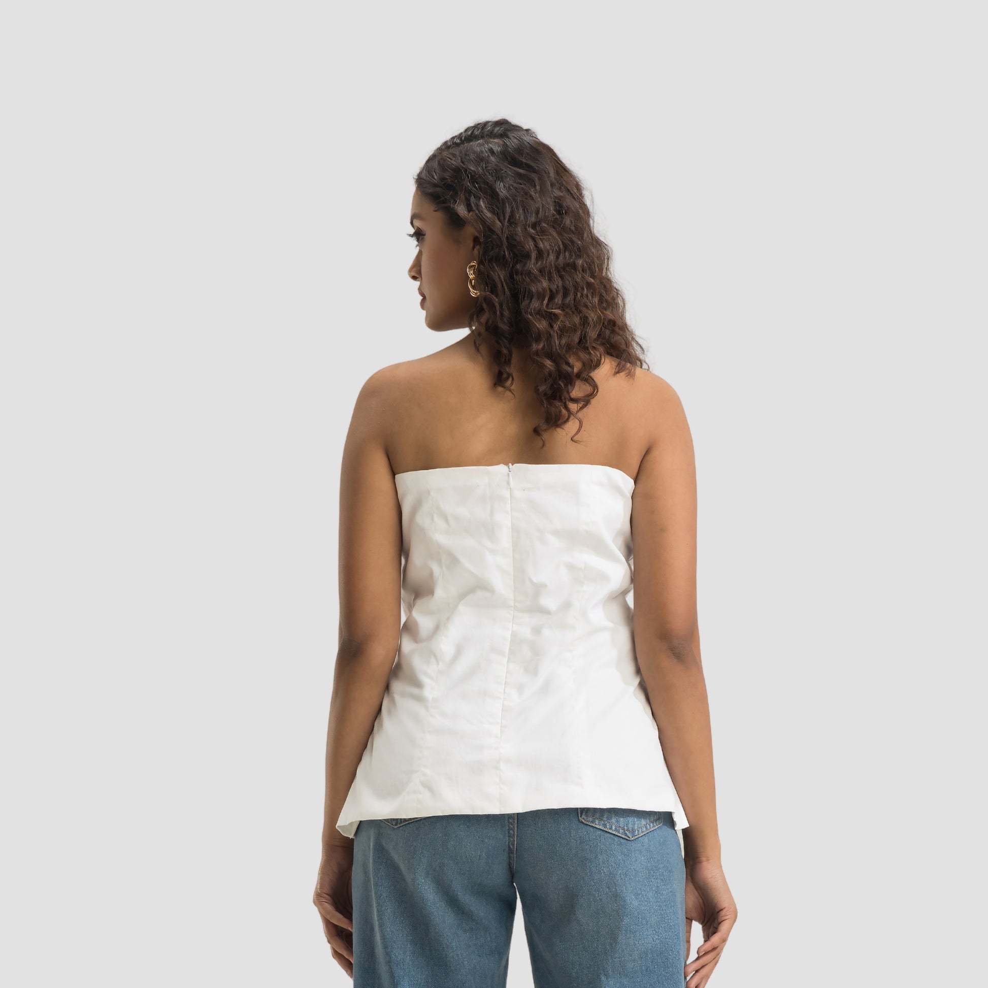 Zip Me Up Tube Top