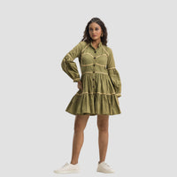 Olive Drama Dress