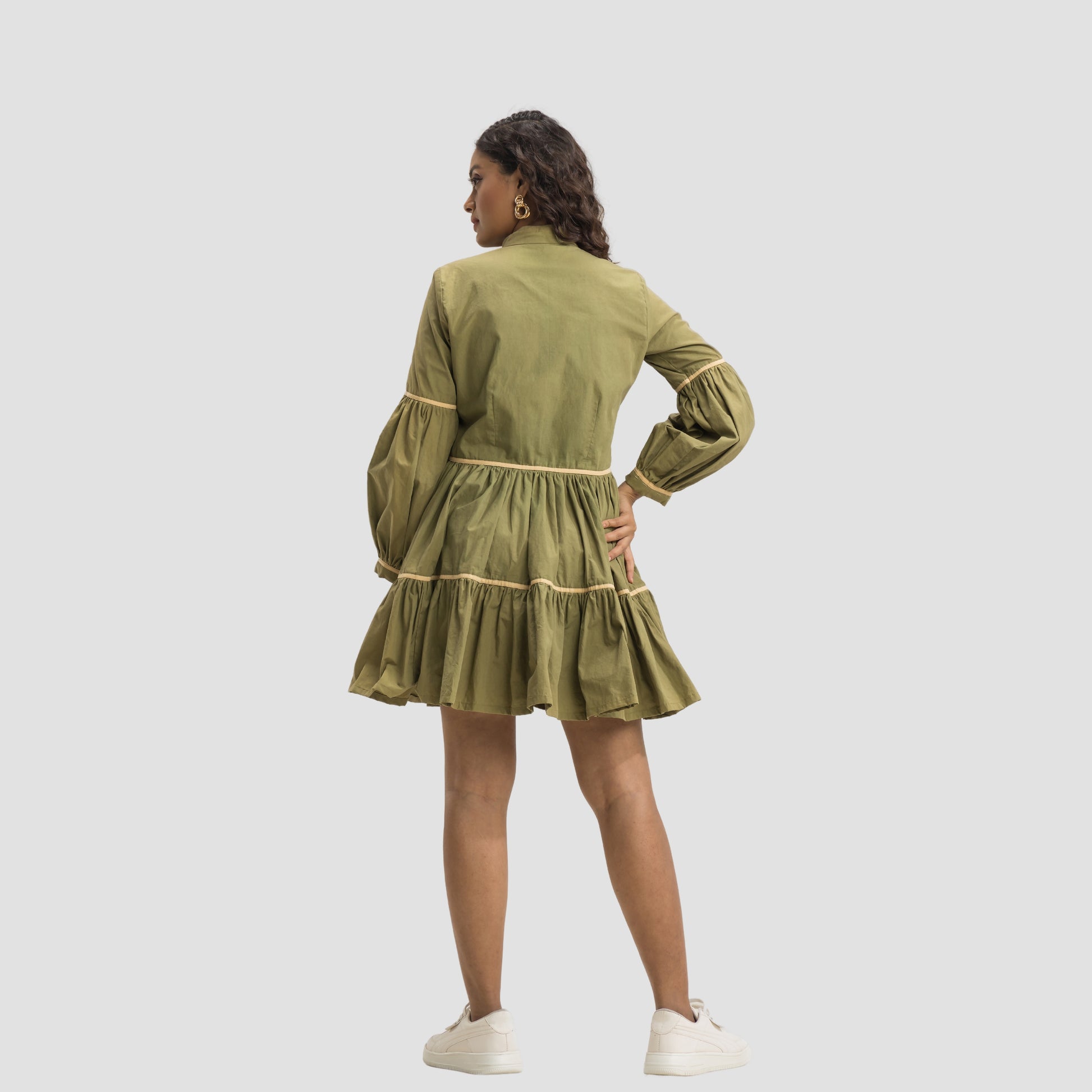 Olive Drama Dress