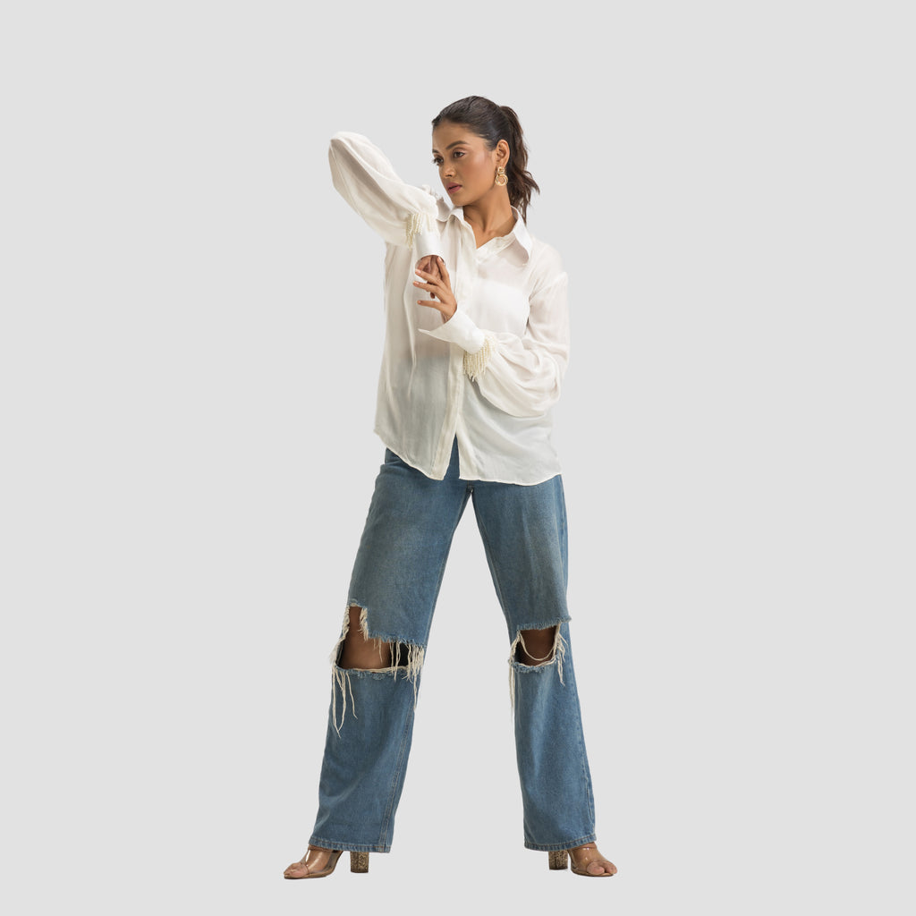 Pearl Detailing Shirt