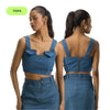Denim Cargo Top