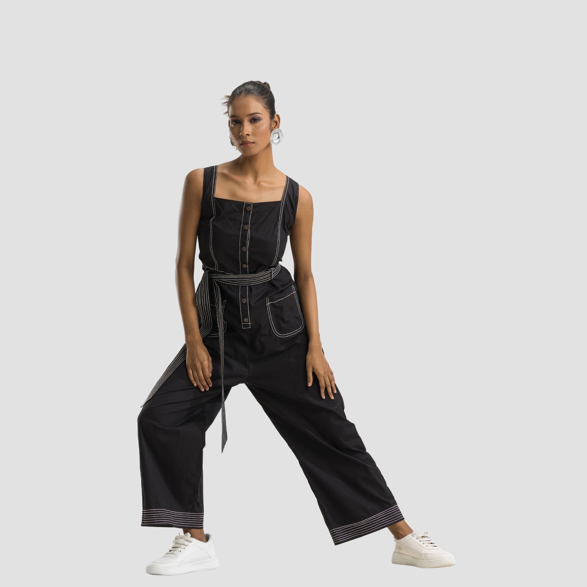 Black Basic Jumpsuit