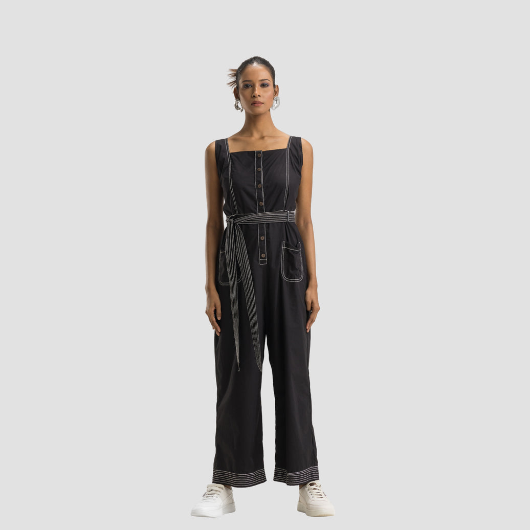 Black Basic Jumpsuit