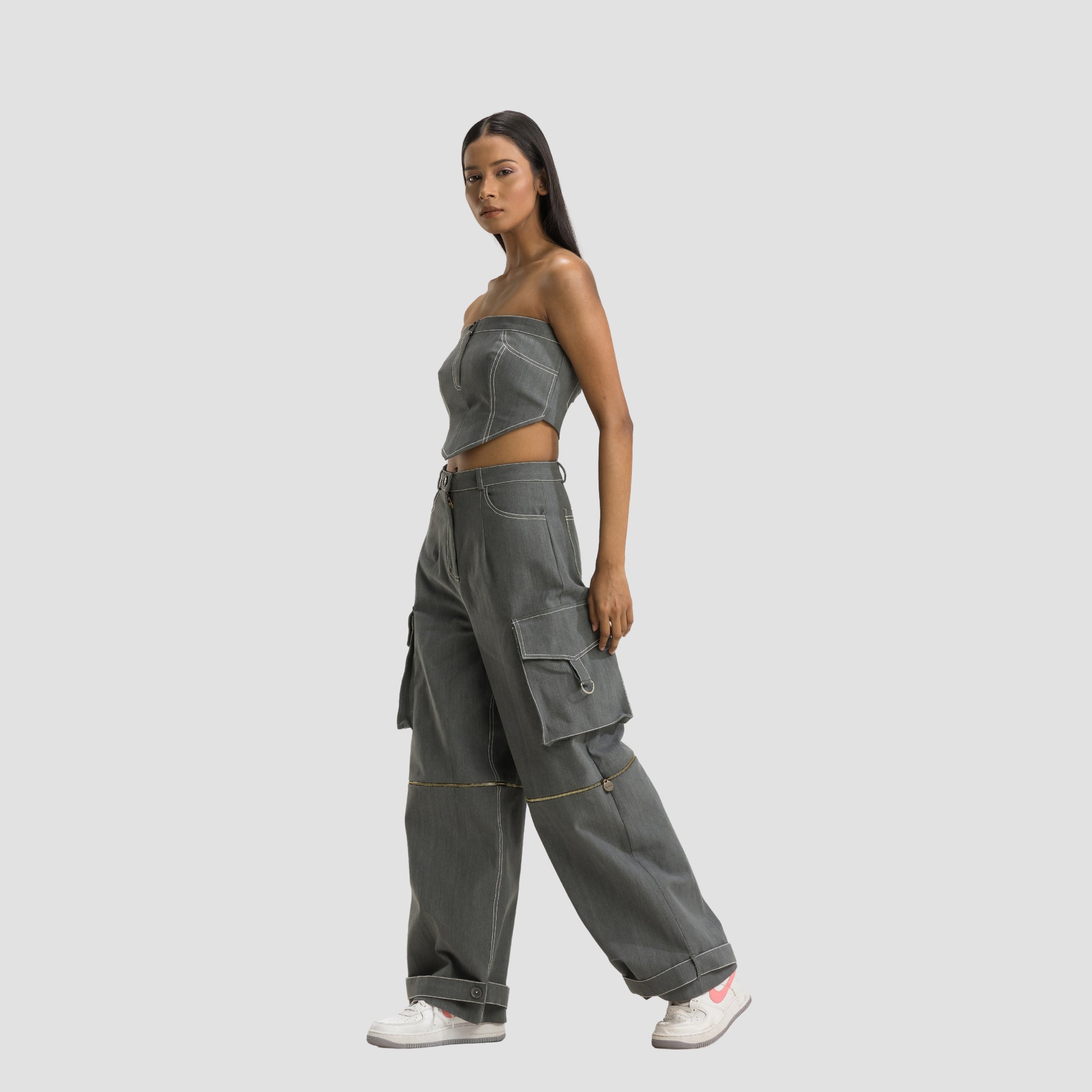 Ash Zip Off Cargo Pants