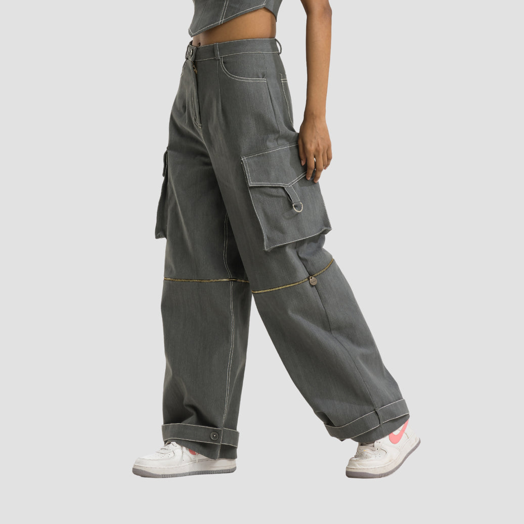 Ash Zip Off Cargo Pants