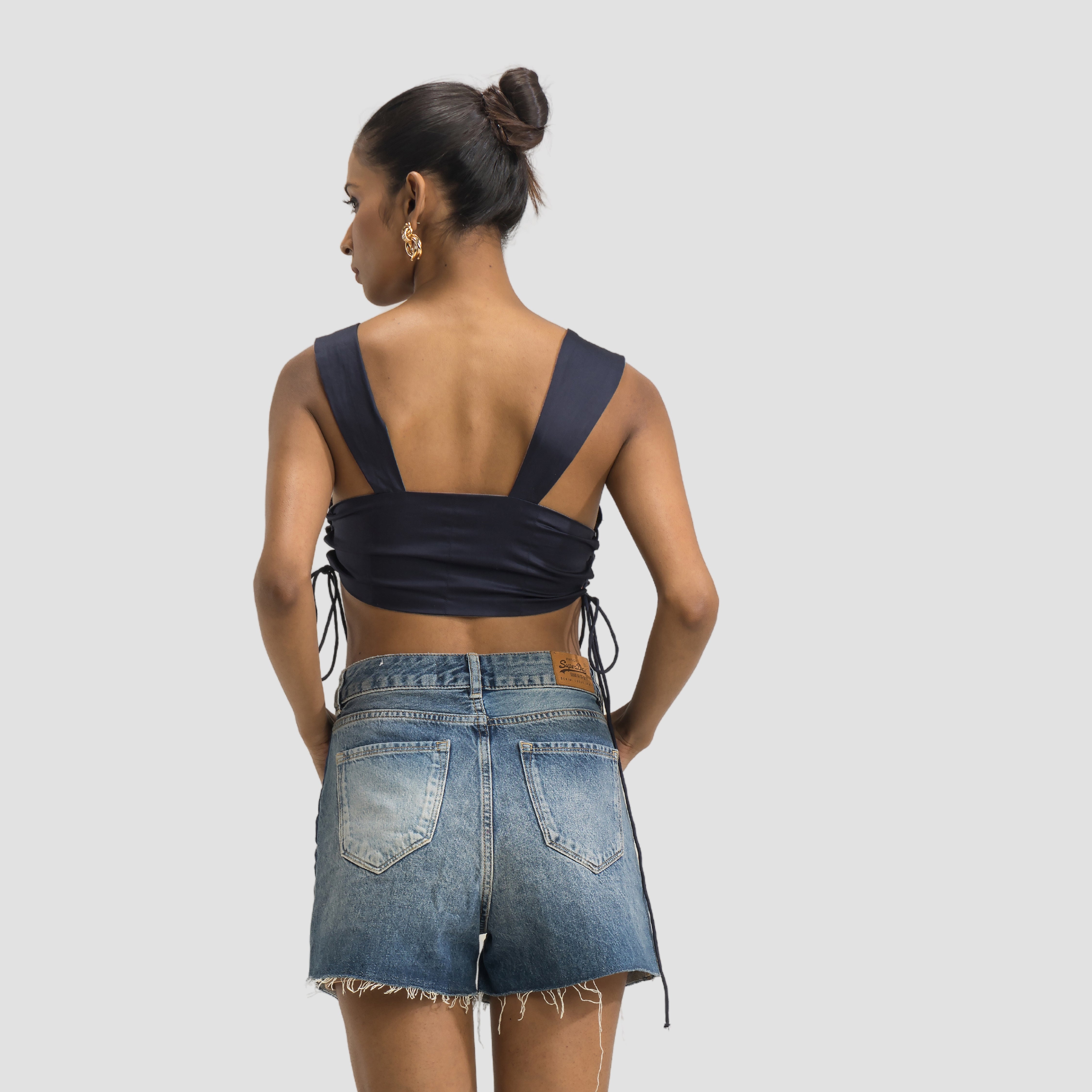 Reversible Graphite Corset