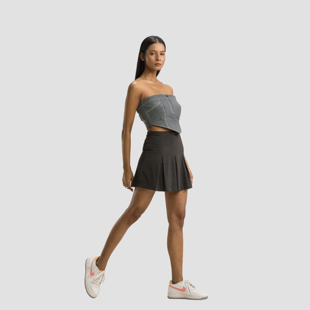 Box Pleat Tennis Skirt
