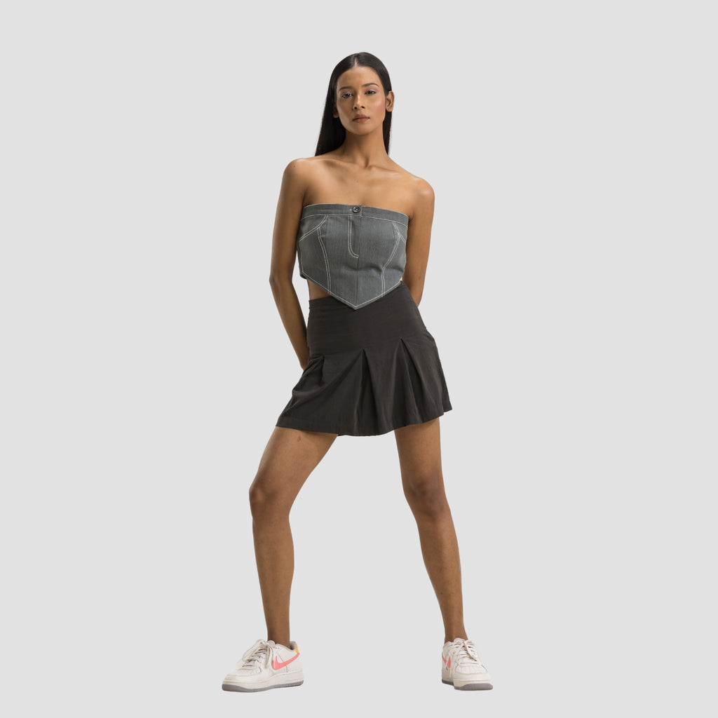 Box Pleat Tennis Skirt