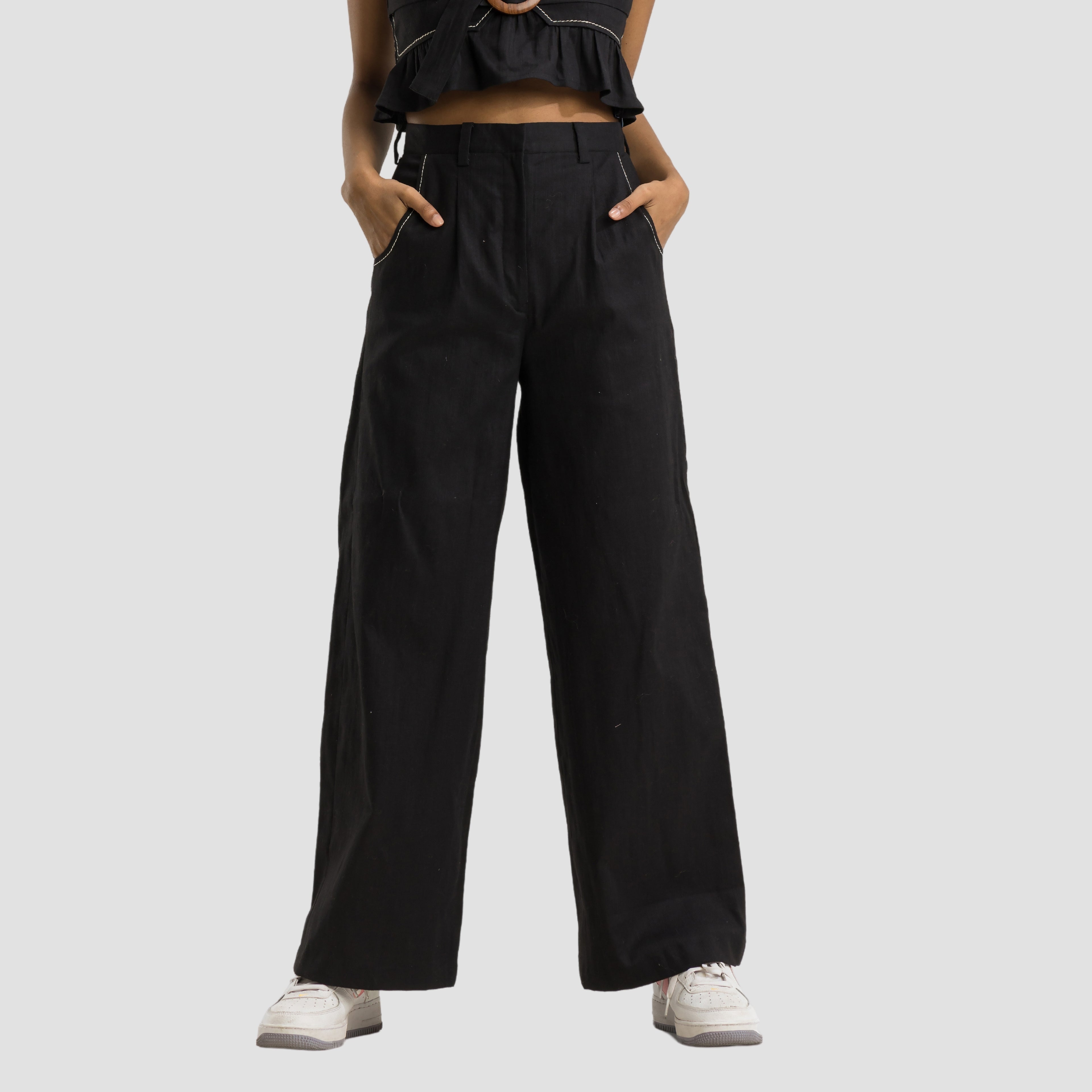 Black Linen Pants