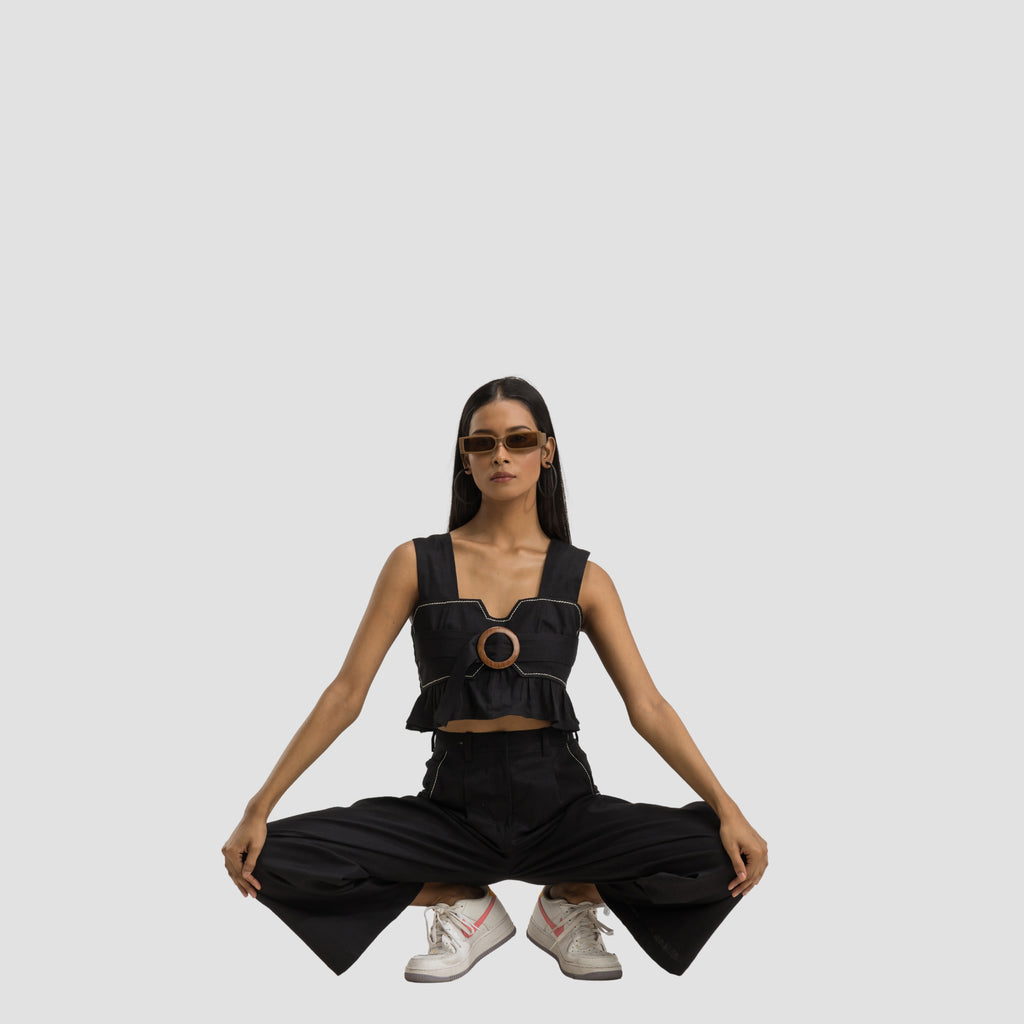 Black Linen Pants