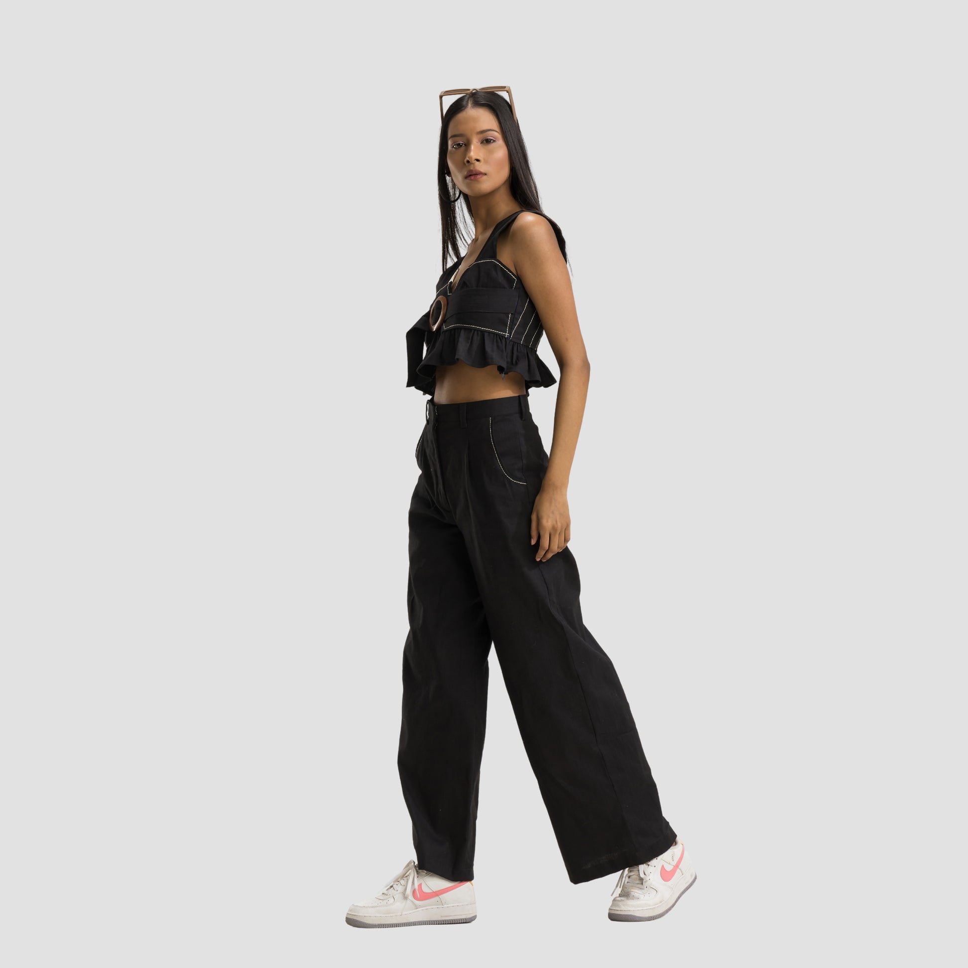Black Linen Pants