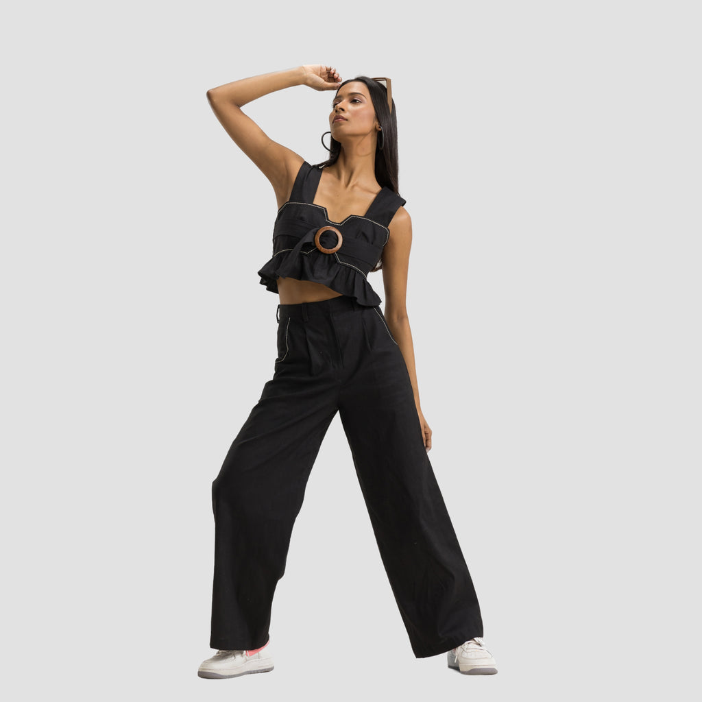 Black Linen Pants